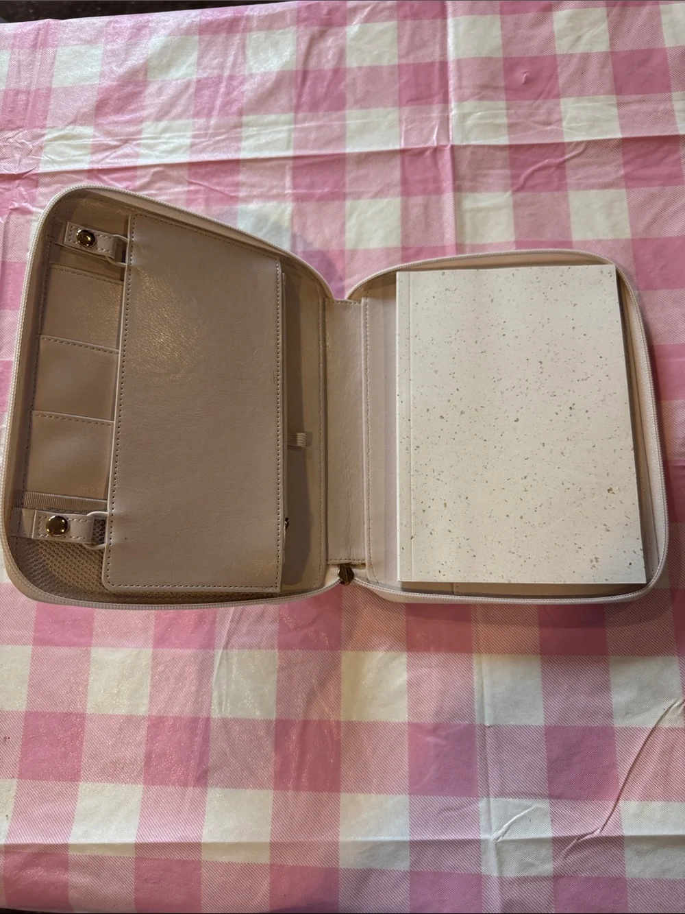 Soft Pink Tablet Sleeve Case with Zipper